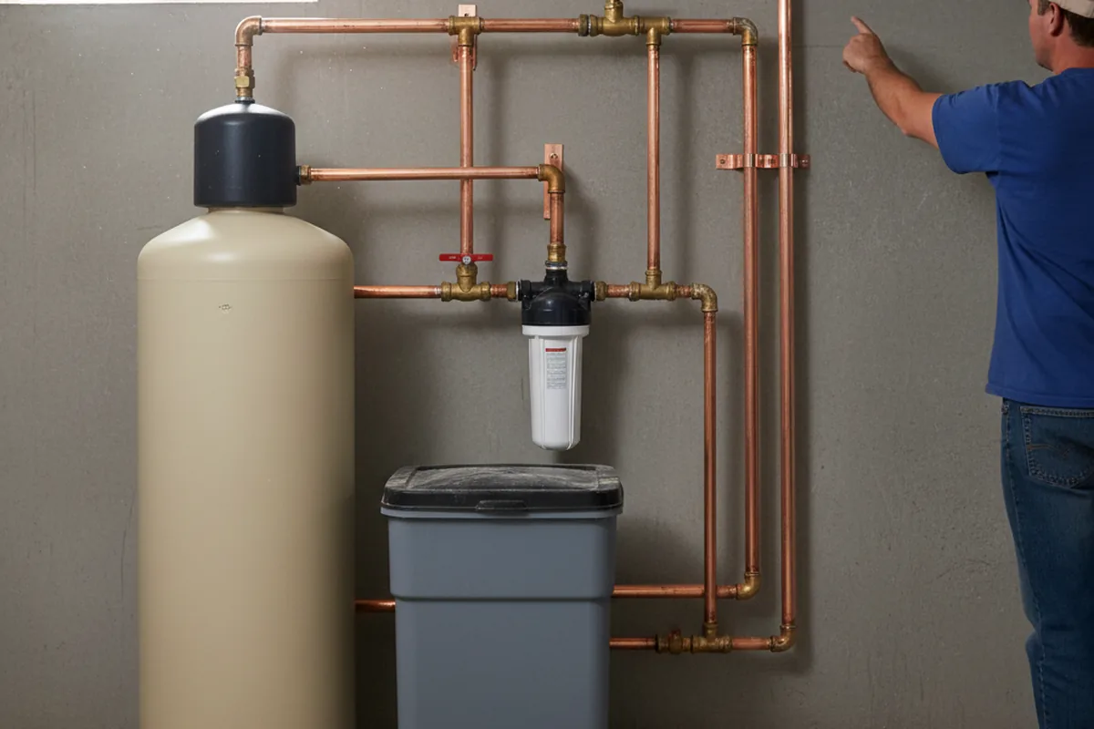 Whole-house water treatment system installed in La Sal